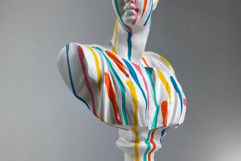 ARTEMIS COLORFALL POP ART DEKORATİF ROMA YUNAN HEYKELLERİ