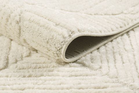 QUİNCEY BUKLELİ YUMUŞAK PELUŞ POST KREM HALI 120X170