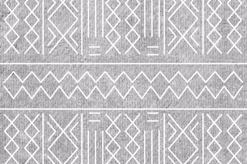 JUNGLE HALI BOHO İSKANDİNAV MODEL ETNİK GRİ BEYAZ RENK DEKORATİF HALI 160X230