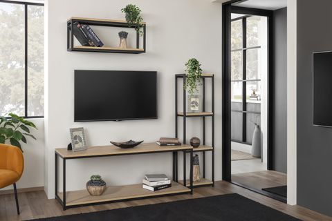 LOFT LİNE TV ÜNİTESİ, ÜÇLÜ SET