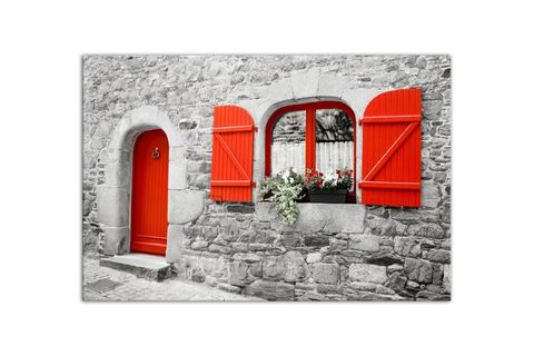 RED DOORS DEV BOYUT KANVAS TABLO