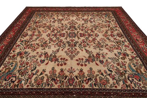 EL DOKUMA ÇİÇEKLI İRAN HALISI 308X320