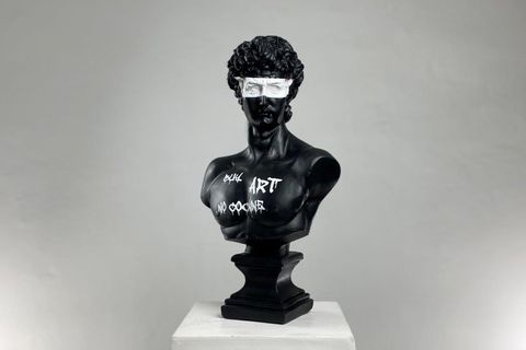 DAVID BUY ART NO COCAINE POP ART DEKORATİF ROMA YUNAN HEYKELLERİ