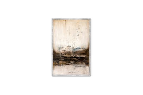 TABLOLIFE GLOOMY ROAD YAĞLI BOYA DOKULU TABLO, GÜMÜŞ ÇERÇEVE, 60X90