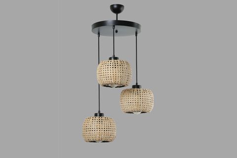LUMEXX TIGER ÜÇLÜ TEPSİLİ RATTAN SARKIT