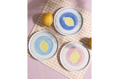 THE MİA ITALİAN SUMMER PASTA TABAĞI 6LI SET 19 CM