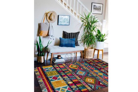 JUNGLE VİNTAGE BOHEM DESENLİ YOLLUK, BAMBU, 80X150