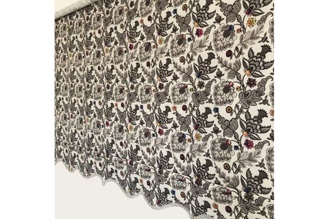 NAZA STOR PERDE EBRULİ ETEK DİLİMLİ STOR PERDE 200 CM 160X200