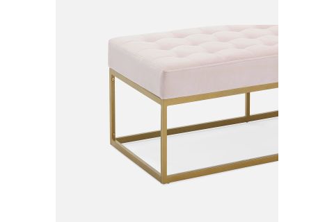 CAMRON GOLD METAL BENCH, PEMBE