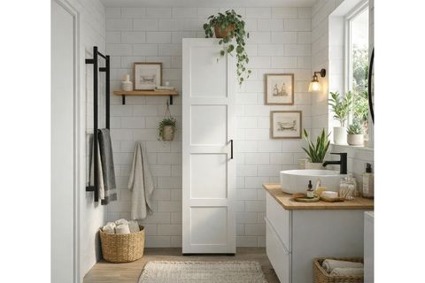 DEKOREX BANYO DOLABI, BEYAZ, BNY111