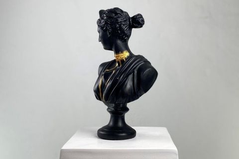 ARTEMIS GOLD BLOOD POP ART DEKORATİF ROMA YUNAN HEYKELLERİ