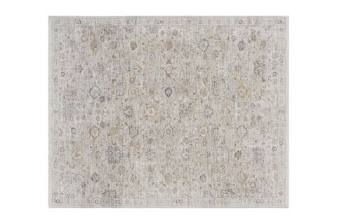 VİNTAGE ESKİTME DESENLİ DOKUMA MAKİNE HALISI, BEJ, 200X305, 10203