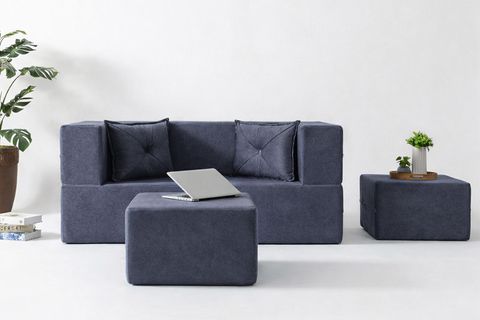 LOOP KATLANIR ÇOK AMAÇLI ÇİFT KİŞİLİK KOLTUK, MAVİ