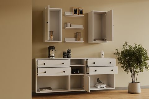 BK ÇOK AMAÇLI DOLAP, 3 KAPAKLI, MST