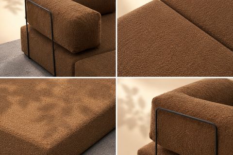 COMFORT SERİSİ YATAKLI UZANMA MODÜL, KAHVE