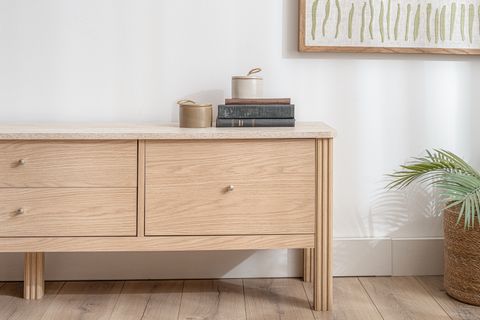 HAVEN TV SEHPASI, MEŞE TRAVERTEN, 180 CM