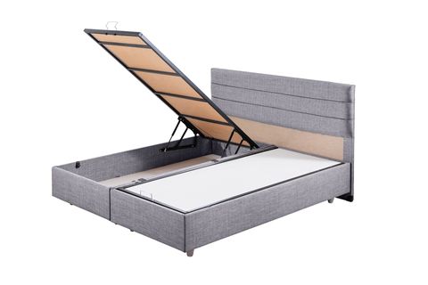 SOFİA BAZA BAŞLIK LETTO YATAK SETİ, AÇIK GRİ, 150X200
