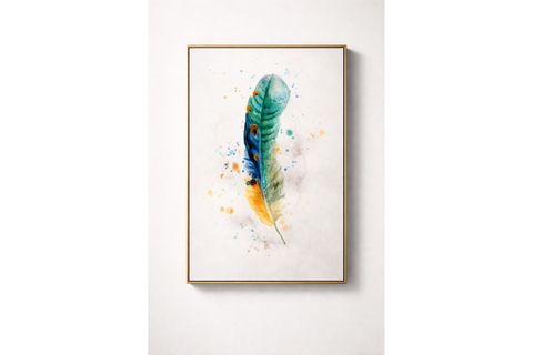 BOHO TÜY MOTİFLİ KANVAS TABLO