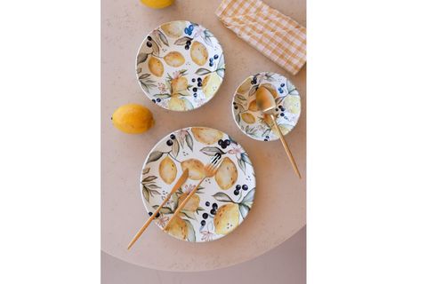 THE MİA LİMONCELLO YEMEK TABAĞI 6LI SET 20 CM