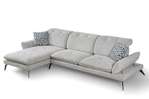 COSY KÖŞE KOLTUK, METAL AYAK, SOL KÖŞE, AÇIK GRİ