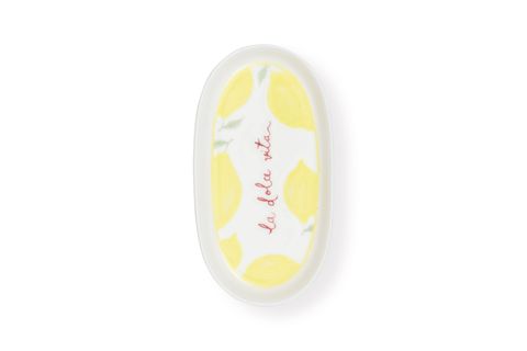 THE MİA ITALİAN SUMMER OVAL SERVİS TABAĞI 4LÜ 17 CM