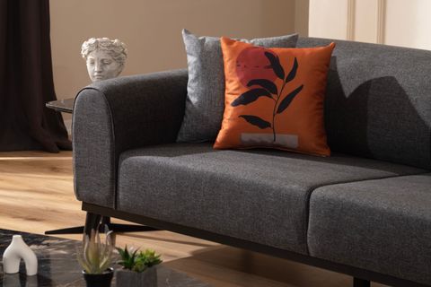 KAPRİS ÜÇLÜ KOLTUK, GRİ