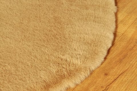 TAPPETO REX TAVŞANI DEKORATİF DOUBLE POST, CAMEL, 60X100
