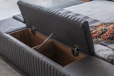 BARCELONA MASAJLI AKILLI KARYOLA, ANTRASİT