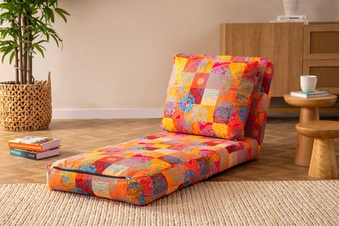 PAFU TAİDA KATLANIR YATAKLI TEKLİ KOLTUK, PATCHWORK
