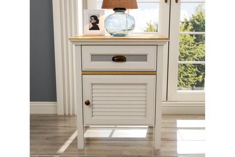 VALENA KOMODİN, 1 ÇEKMECELİ VE DOLAPLI