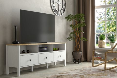 LUMERA MODERN TV ÜNİTESİ, 3 ÇEKMECELİ 3 BÖLMELİ, 160 CM