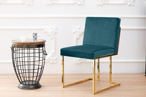 LİMA SANDALYE GOLD TURKUAZ