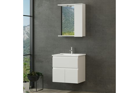 NİKA BANYO DOLABI 65CM AS2K1Ç 1K1A ETJ BEYAZ