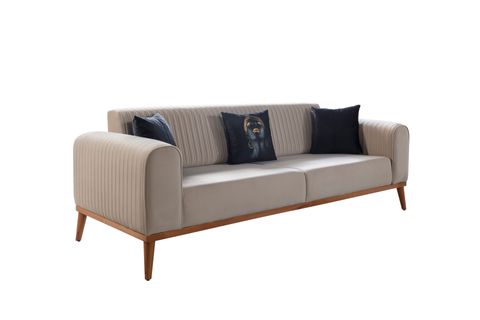 SİDE KOLTUK TAKIMI, ANTRASİT KREM