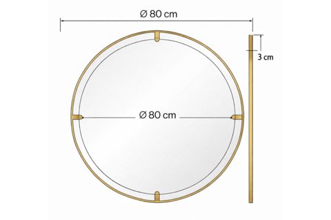 SFERA AYNA, 80 CM