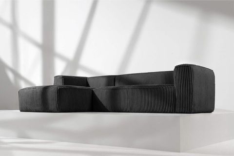 MELODİ SOL KÖŞE KOLTUK, SİYAH