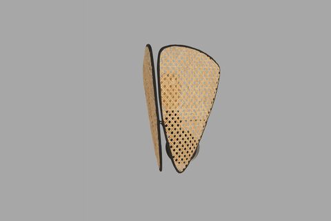 EGE İKİLİ RATTAN APLİK, SİYAH