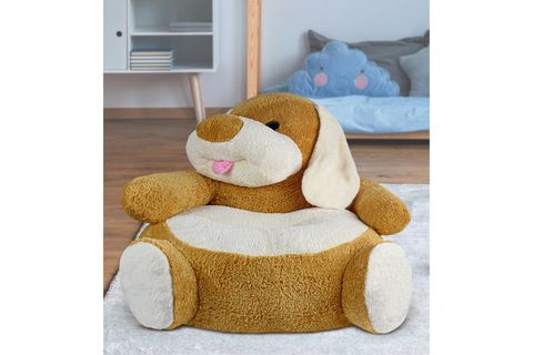 KÖPEKCİK PELUŞ BEBEK VE ÇOCUK KOLTUĞU, AÇIK KAHVERENGİ