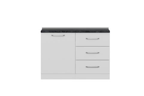 MİNAR 120 CM MUTFAK DOLABI BEYAZ 120-B2-ALT MODÜL