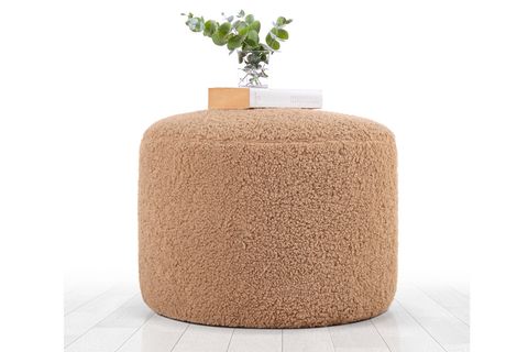 SKYLEE TEDDY KÜRK PUF, CAMEL