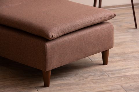 PAFU LUNGO KETEN MODÜLER DAYBED, AÇIK KAHVE