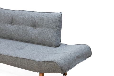 SİNGLE YIKANABİLİR KANEPE İKİLİ YATAKLI GRİ