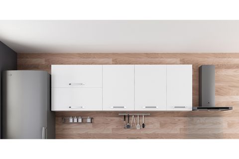 MİNAR 220 CM MUTFAK DOLABI BEYAZ 220-B2-ÜST MODÜL