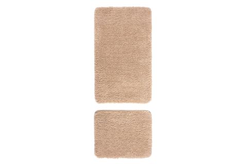 SEGURA PELUŞ KAYDIRMAZ TABAN İKİLİ BANYO PASPASI, BEJ, 60X100-50X60