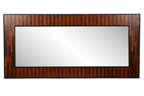 DFN WOOD DEKORATİF DUVAR SALON AYNASI, 120X60