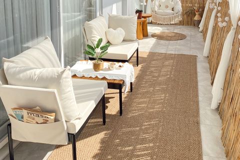 LİMNİ HOME MİNİ MULTİLOUNGE BAHÇE BALKON KOLTUĞU, KREM
