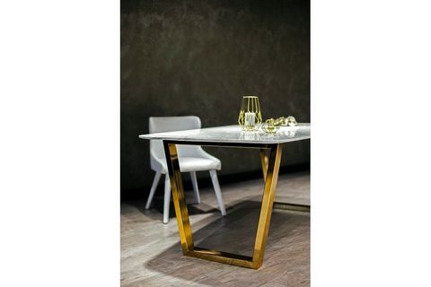 GLORİA MERMER MASA BEYAZ