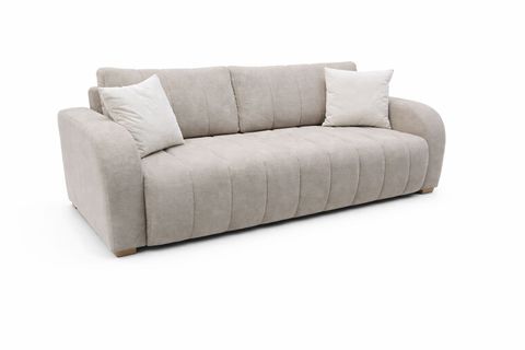 CLOUD YATAKLI ÜÇLÜ KOLTUK, KREM