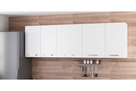 MİNAR 230 CM MUTFAK DOLABI BEYAZ 230-B1-ÜST MODÜL