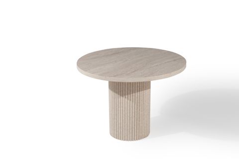 MİLANO TRAVERTEN BASKI YEMEK MASASI